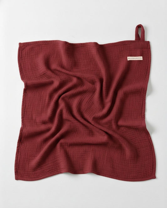 Muslin Nursing Cover/Burgundy