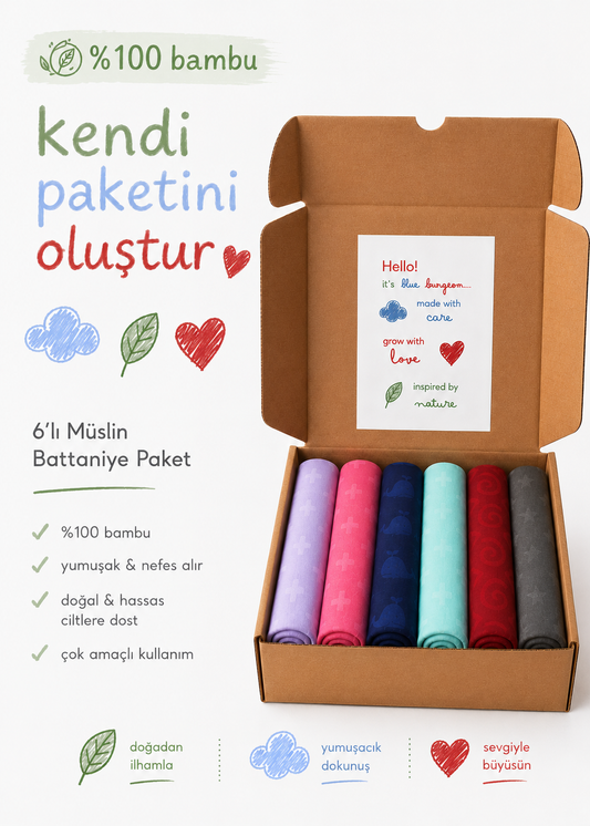 Müslin Battaniye Kutusu|KENDİN YARAT