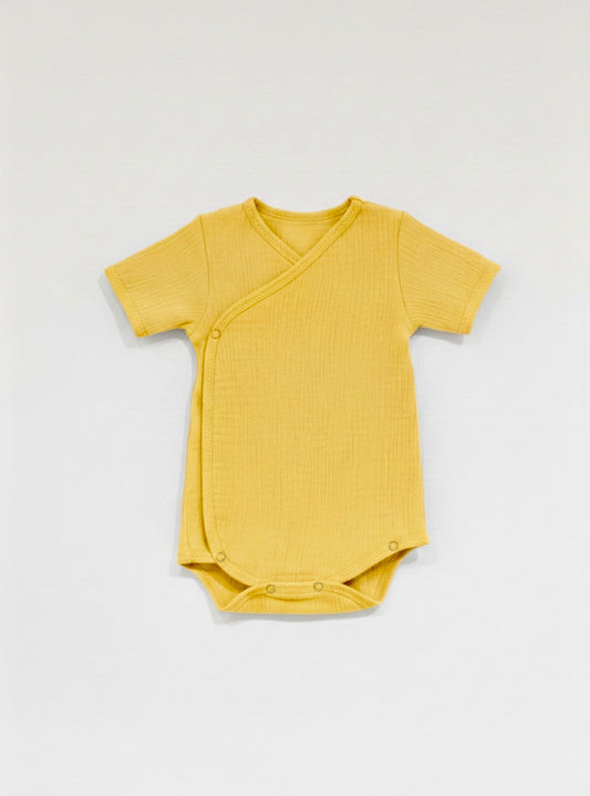 Baby Bodysuit Short/Lemon