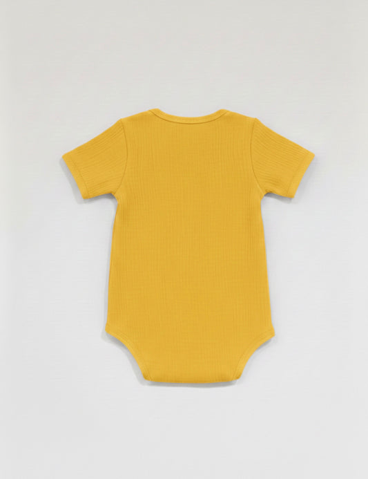 Baby Bodysuit Short/Lemon